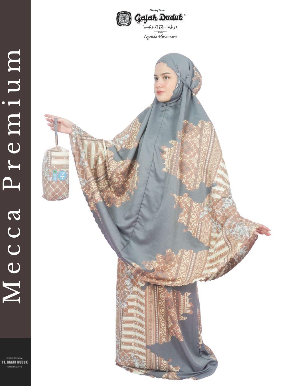 Ladies' Prayer Gown Mecca Premium Mocca