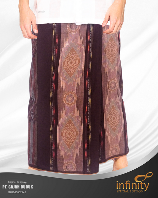 Sarung Premium Class - Infinity Coklat