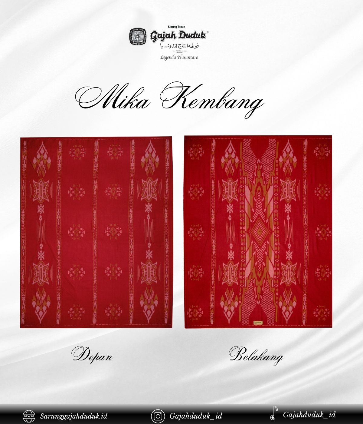 Sarung Classic Class-Mika kembang