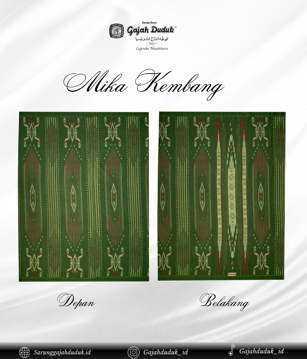 Sarung Classic Class-Mika kembang