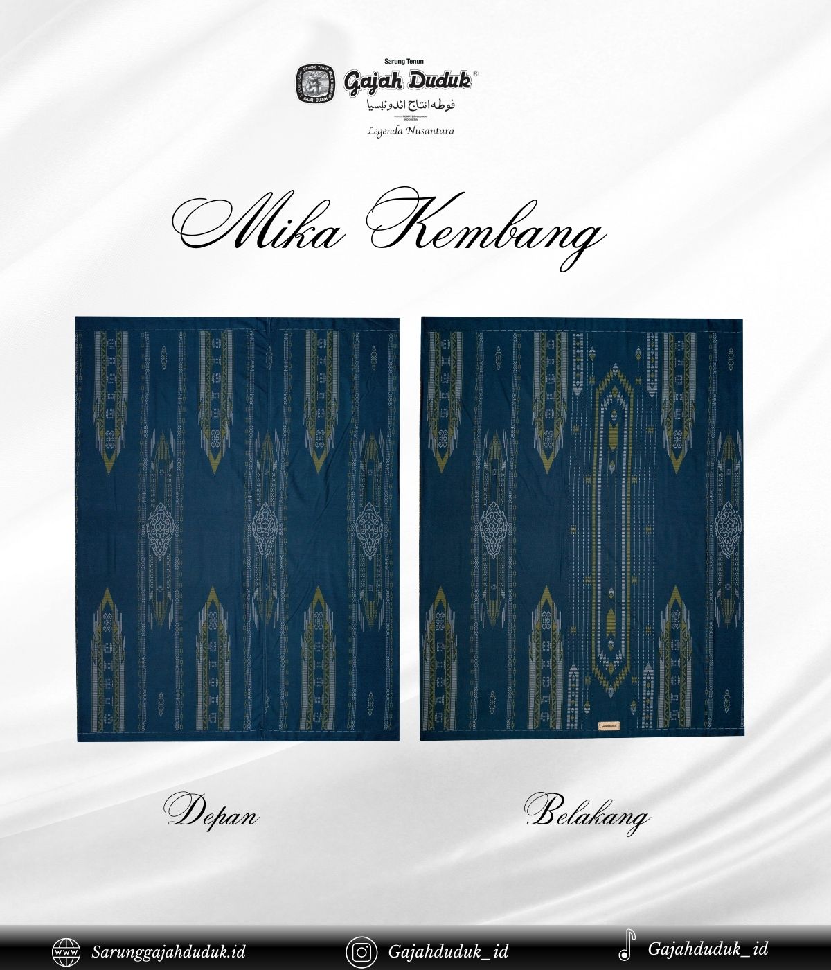 Sarung Classic Class-Mika kembang