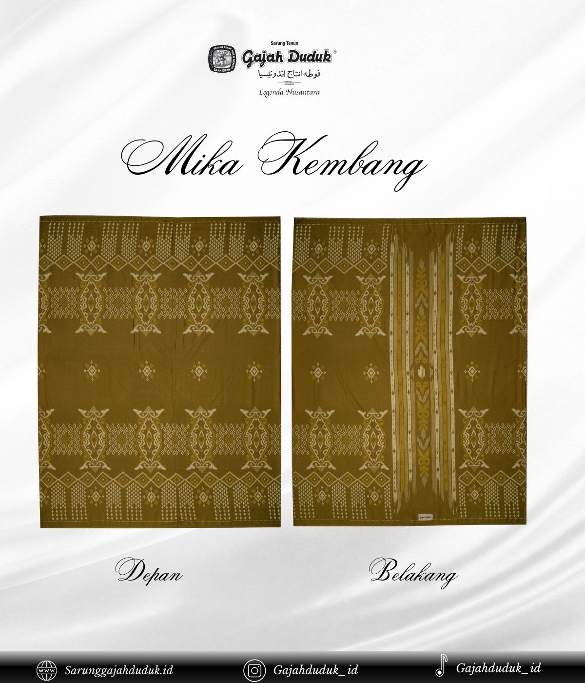 Sarung Classic Class-Mika kembang