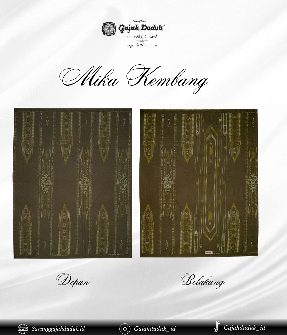 Sarung Classic Class-Mika kembang