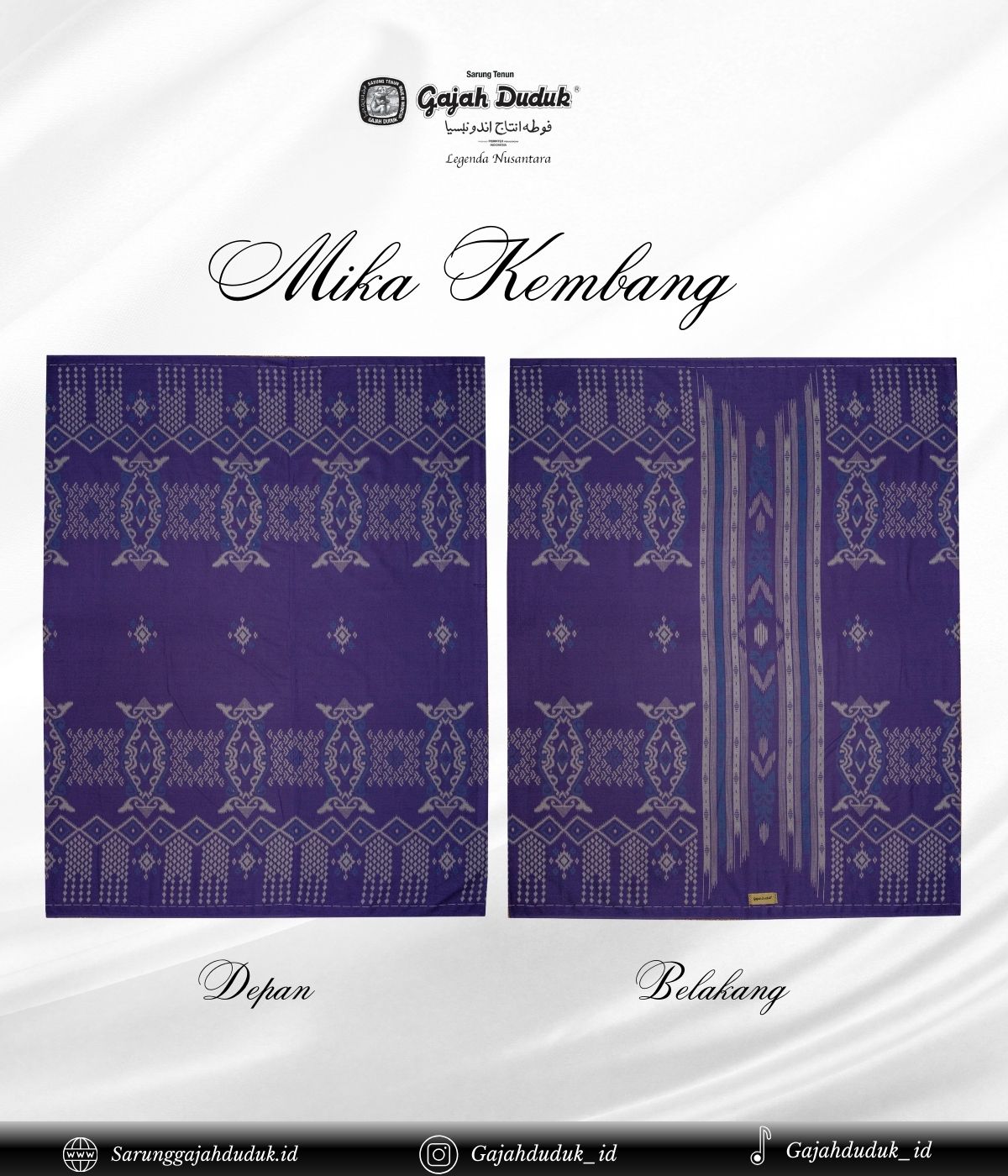 Sarung Classic Class-Mika kembang