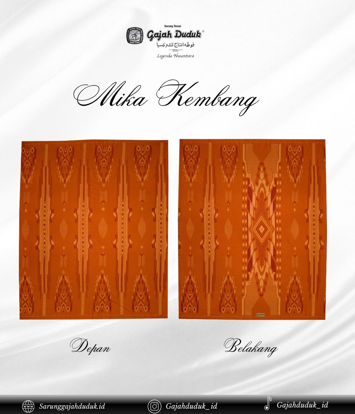 Sarung Classic Class-Mika kembang