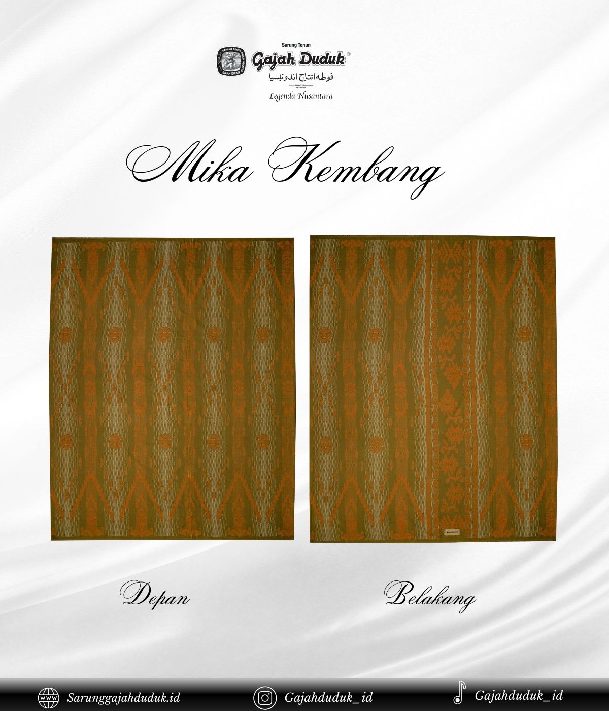 Sarung Classic Class-Mika kembang