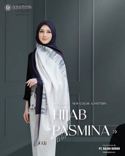 Pasmina Premium  by Gajah Duduk - Warna Navy