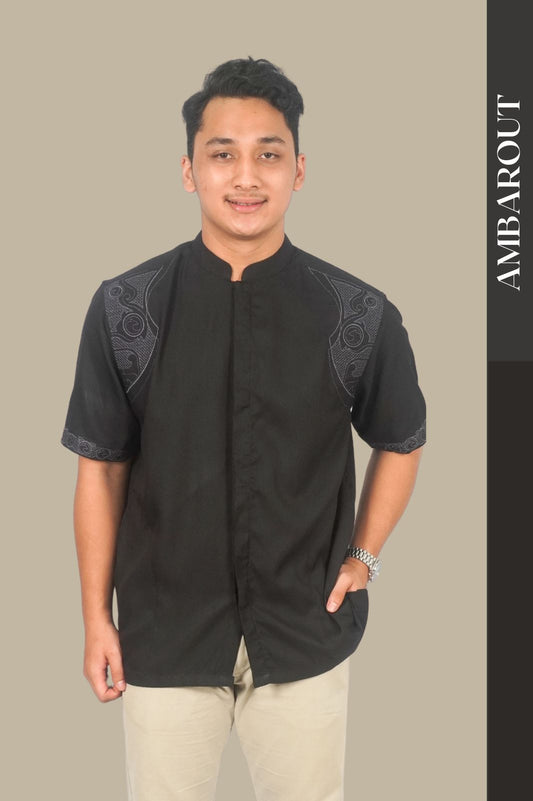 Baju Muslim Maestro Classic Warna Hitam-Pendek